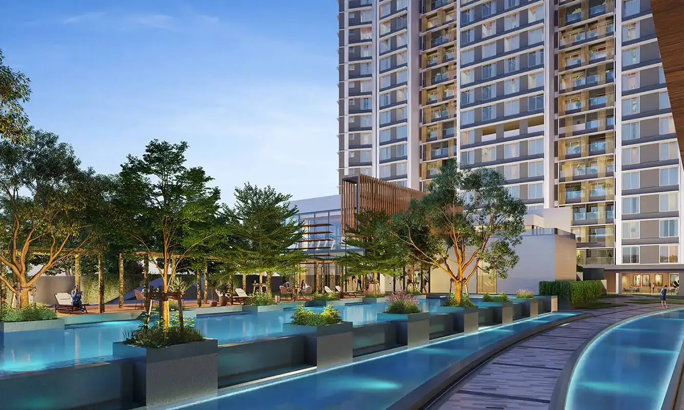 Adani Ten BKC Skyline View